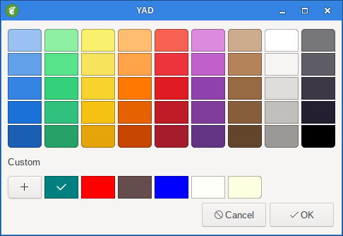 yad color gtk palette