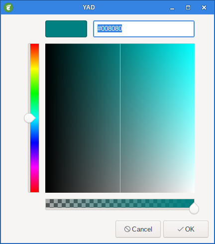 yad color init color 008080