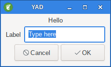 yad entry text text