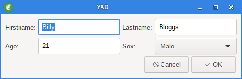 yad form columns