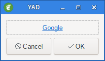 yad form field LINK