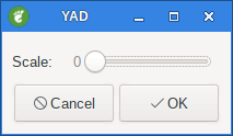 yad form field scale