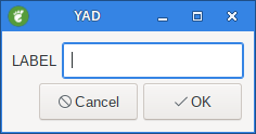 yad form field