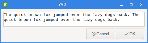 yad text info wrap